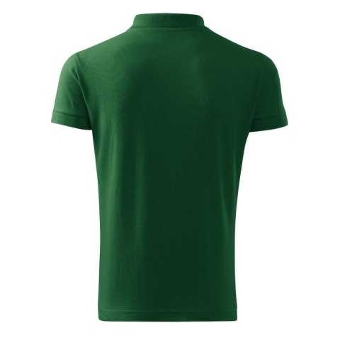 Koszulka polo Malfini Cotton M MLI-21206 zieleń butelkowa Malfini