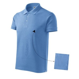 Koszulka polo Malfini Cotton M MLI-21215 błękitny Malfini