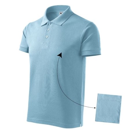 Koszulka polo Malfini Cotton M MLI-21215 błękitny Malfini