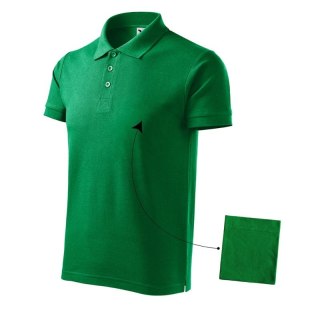Koszulka polo Malfini Cotton M MLI-21216 zieleń trawy Malfini