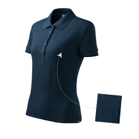 Koszulka polo Malfini Cotton W MLI-21302 granatowy Malfini