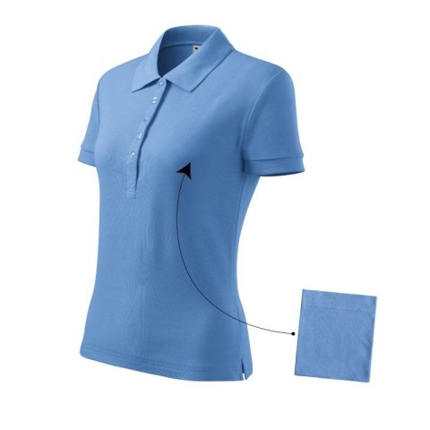 Koszulka polo Malfini Cotton W MLI-21315 błękitny Malfini