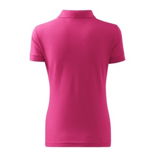 Koszulka polo Malfini Cotton W MLI-21340 czerwień purpurowa Malfini