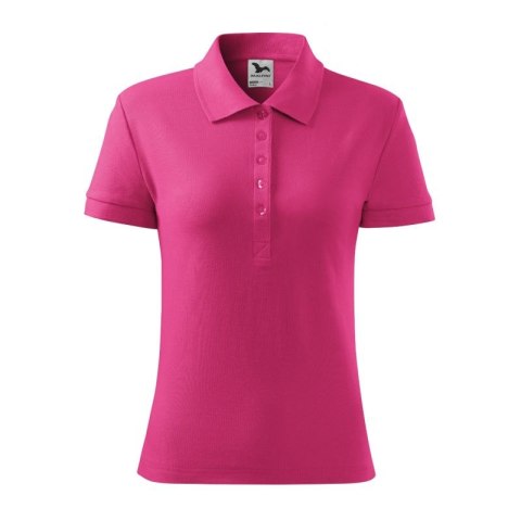 Koszulka polo Malfini Cotton W MLI-21340 czerwień purpurowa Malfini