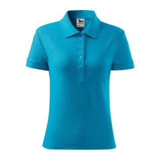 Koszulka polo Malfini Cotton W MLI-21344 turkus Malfini