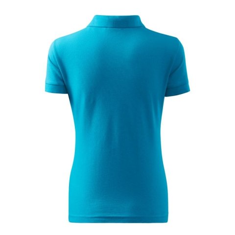 Koszulka polo Malfini Cotton W MLI-21344 turkus Malfini