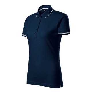 Koszulka polo Malfini Perfection plain W MLI-25302 granatowy Malfini