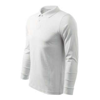 Koszulka polo Malfini Single J. LS M MLI-21100 biały Malfini