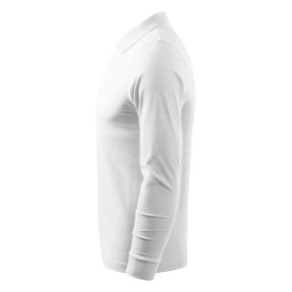Koszulka polo Malfini Single J. LS M MLI-21100 biały Malfini