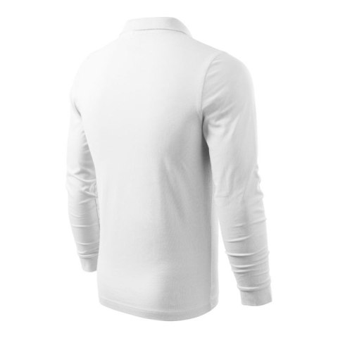 Koszulka polo Malfini Single J. LS M MLI-21100 biały Malfini