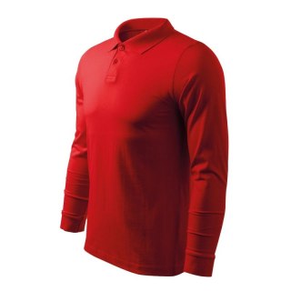Koszulka polo Malfini Single J. LS M MLI-21107 czerwony Malfini