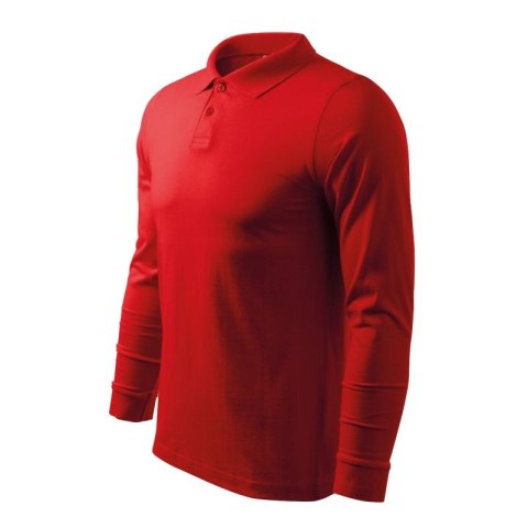 Koszulka polo Malfini Single J. LS M MLI-21107 czerwony Malfini