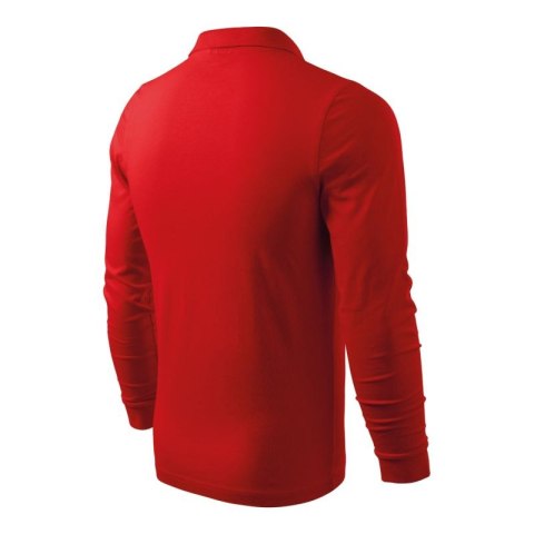 Koszulka polo Malfini Single J. LS M MLI-21107 czerwony Malfini