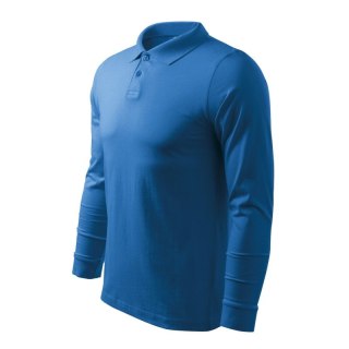 Koszulka polo Malfini Single J. LS M MLI-21114 lazurowy Malfini