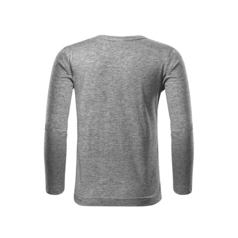 Koszulka Malfini Fit-T LS Jr MLI-12112 ciemnoszary melanż Malfini