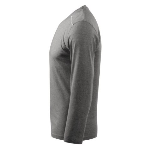 Koszulka Mafini Long Sleeve M MLI-11212 ciemnoszary melanż Malfini
